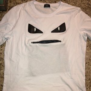 Fendi face t shirt